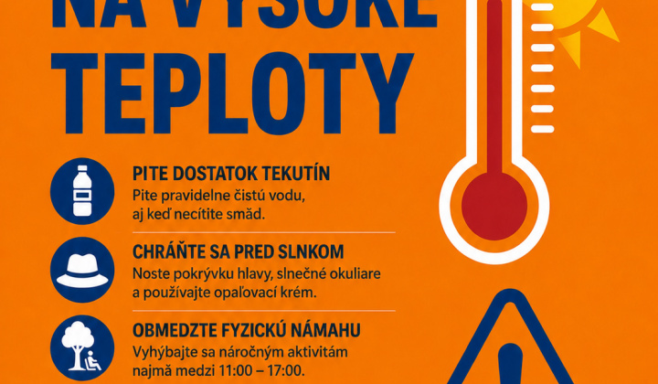 Fotka - POZOR! Na vysoké teploty
