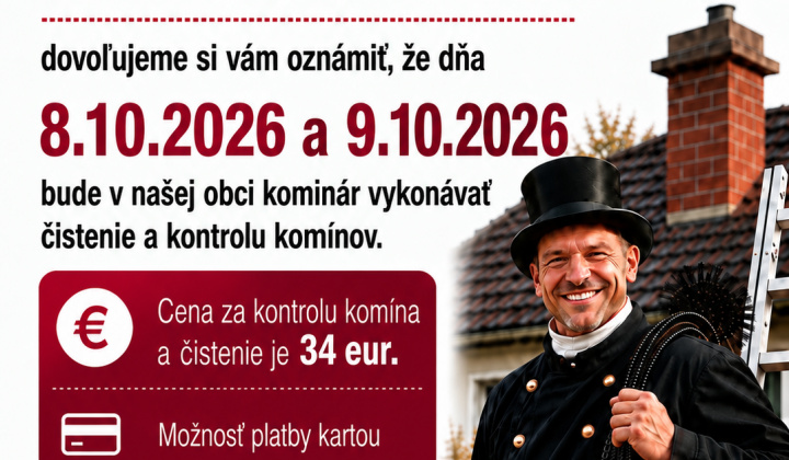 Fotka - Čistenie a kontrolu komínov