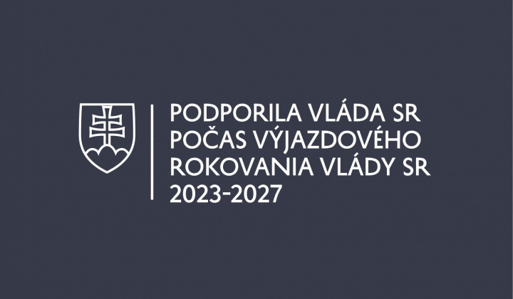 Fotka - Tento projekt je spolufinancovaný zo strany Vlády SR počas výjazdového rokovania Vlády SR 2023 – 2027 v sume 25 160€
